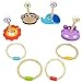 Jungle Ring Toss Game, Indoor/Outdoor Family Fun with 4 Wooden Zoo Animal Targets by Imagination Generation