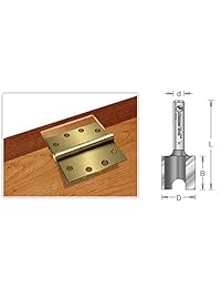 Amana Herramienta 45500 Mortising 1 2 Pulgadas De Diámetro por 3 4-Inch Altura de corte por 1 4-inch Vástago Router Bit con punta de carburo