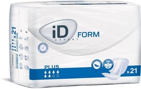Euron ID Expert Form Plus Size 2 Shaped Incontinence Pads (Anti Leak Cuffs) (21)Formerly Euron Flex Extra by Euron