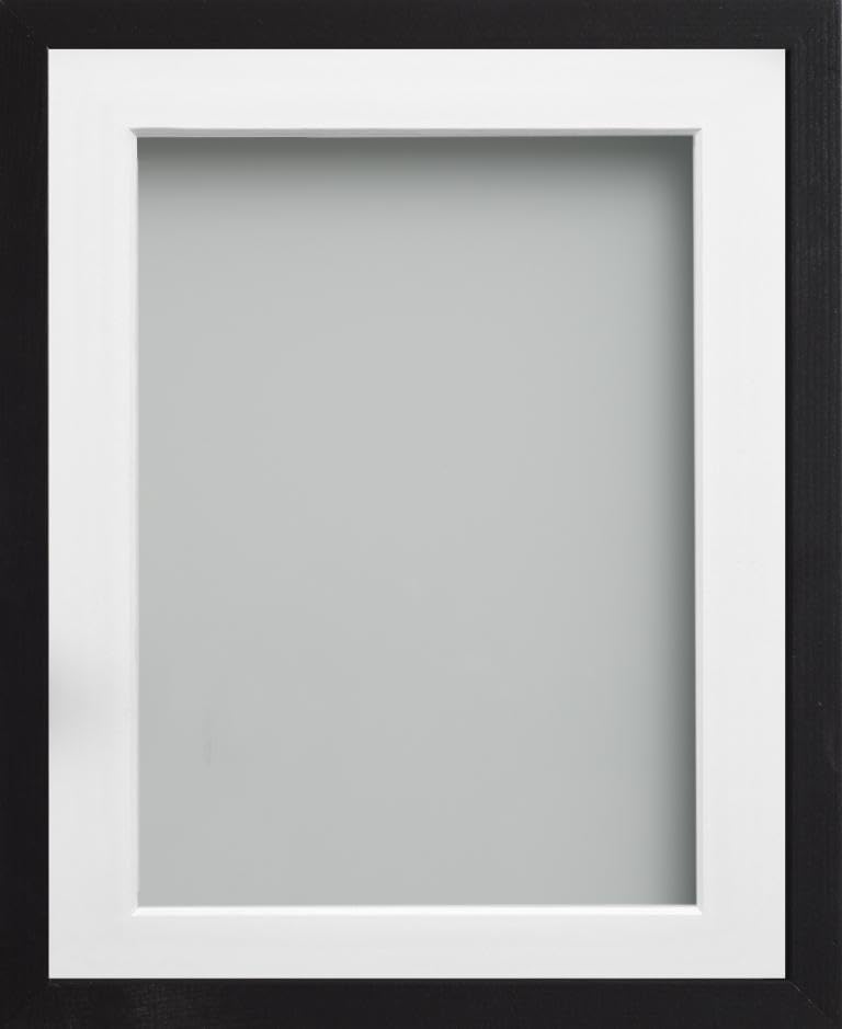 Frame Company Webber Black with White Mount, 6x4 for 4x3 inch