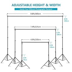 Neewer 8.5x10ft Backdrop Stand Support Continuous