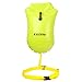 ESONE Swim Buoy - Swim Safety Float and Dry Bag for Open Water Swimmers Triathletes Snorkelers Surfers Safe Swimming Training 15L (Yellow)