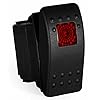 Carling-Rocker-Switch-Illuminated-Red-or-Blue-V1D1-Contura-II-SPST-3-terminals-sealed-waterproof-dusproof-12V-dc