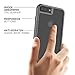 iPhone 7 Plus Case, Mercase Crystal Clear Hard PC Back Cover TPU Bumper [Drop Protection/Shock Absorption] Raised Bezels Protective Case For Apple iPhone 7 Plus - Black