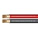 EWCS 6 Gauge Premium Extra Flexible Welding Cable 600 Volt Combo Pack - Black+Red 25 Feet of Each - Made in The USA