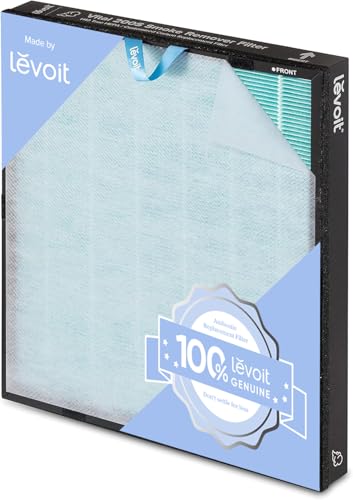 LEVOIT Genuine Vital 200S-P Air Purifier Smoke Remover Replacement Filter, Supports HEPA Sleep Mode, 4-in-1 High-Efficiency Activated Carbon Filter, Vital 200S-RF-SR, 1 Pack, Blue
