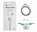 MAGNETIC USB CHARGING CABLE, Perfected 3rd Generation Cord by Spherecalls, 2 in 1 Micro and Mini 8 Pin, #1 Charge Cable to Suit iPhone and Android, Does Not Support Galaxy S7 or S7 Edge, Silver