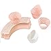 BAKHUK 100pcs Pink Lace Cupcake Wrappers with 100pcs Paper Cupcake Liners,Baking Cup Wraps for Muffin Case,Artistic Bake Cake Paper for Wedding Birthday Party Baby Shower Decoration
