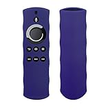 Silicon Case for Alexa Voice Remote for Fire TV and Fire TV Stick by 1XD GEAR (Violet)