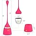 Tea Infuser, PYRUS Silicone Handle & Drip Tray Stainless Steel Strainer Loose Tea Steeper(2PACK)