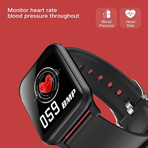 Fitness Tracker, ZOTOYI  Z02 Smart Watch Heart Rate Monitor Smart Bracelet IP67 Waterproof Built-in Blood Pressure Monitor Calorie Counting Pedometer Watch for Android and iOS System - Thumbnail 4