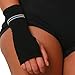 Compression Wrist Support Sleeve - Relieve Carpel Tunnel, Wrist Pain - Best Wrist Support - Improve Circulation and Support Wrist (Single Sleeve) (Black, S)