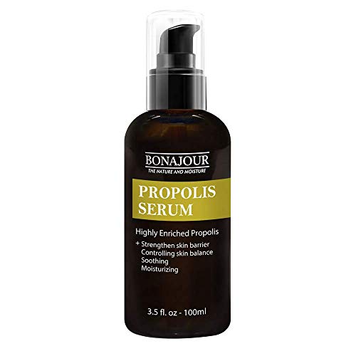 [BONAJOUR] Propolis Serum - The Best Natural Propolis Extract Soothing Gel For Sensitive Skin 3.5 fl.oz (anti-acne, moisturizing, soothing, nutrition)