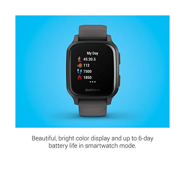 Garmin-Venu-Sq-GPS-Smartwatch-with-All-day-Health-Monitoring-and-Fitness-Features-Built-in-Sports-Apps-and-More-Shadow-Grey-with-Slate-Bezel Garmin Venu Sq GPS Smartwatch with All-day Health Monitoring and Fitness Features, Built-in Sports Apps and More, Shadow…