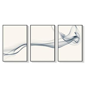 Framed Canvas Wall Art for Living Room, Bedroom Abstract Zen Canvas Prints for Home Decoration Ready to Hanging - 16"x24"x3 Panels