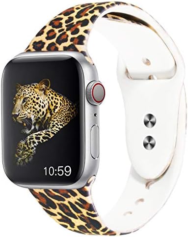 Straper For Apple Watch Strap 38mm 42mm, Premium Soft Silicone Watch Band Breathable Holes Replacement Wristbands for iWatch Apple Watch Strap Series 4 Series 3 Series 2 1 NIKE Sports and Edition