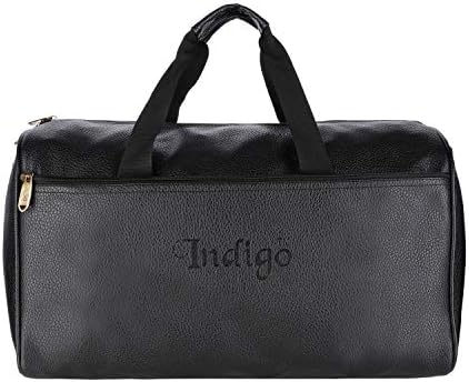 URBAN KINGSI Indigo Bags Vegan Leather Duffle/Gym Bag for Mens