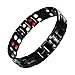 Mens Elegant Magnetic Bracelets, Titanium Magnetic Therapy Bracelets for Men for Arthritis, Arthritis Bracelets for Men Pain Relief and Carpal Tunnel with Double Row 4 Element