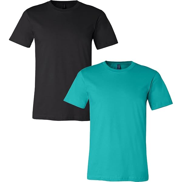 Pack De 3 Camisetas Para Hombre Softspun - 100% Algodón, Preencogidas, Corte Perfecto Y Transpirables Para Uso Diario Y Deporte