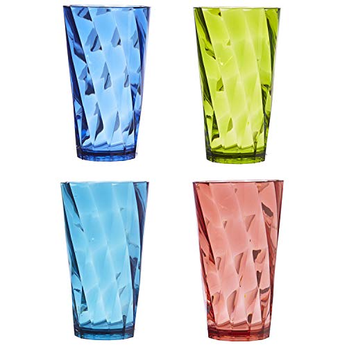 6 Break+resistant+20+ounce+Plastic+Tumblers+assorted