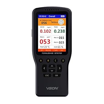 Amazon.com: VSON - Medidor de calidad de aire para ...