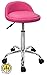 DevLon NorthWest Salon Stool with Back Rest Saddle Hydraulic Spa Stool (PINK)