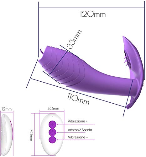 Vibratori-Sessuali-per-Donna-Massaggiatore-Portatilewireless-Ricarica-USB-12-Modalita-Impermeabile-Massaggiatore-per-Schiena-o-Collo