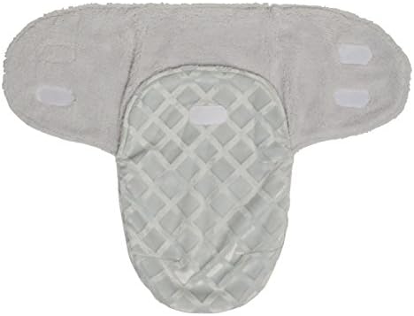 Little Beginnings Diamond Emboss Fleece Swaddle Sack, Grey
