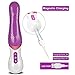 Clitoral Tongue Vibrator 360° 7x7 Vibration Rotation Combinations for Realistic Oral Sex Fun, PALOQUETH Rechargeable Clit Stimulator G Spot Vibrator with Heating Function for Intense Stimulation