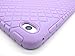 Veamor 9.7 Inch 2018/2017 Silicone Back Case Cover, Anti Slip Rubber Protective Skin Soft Bumper for Apple iPad 6th / 5th Generation, Kids Friendly/Ultra Slim/Shockproof (Purple)
