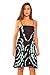 Riviera Sun 21612-GM-M Strapless Tube Short Dress/Summer Dresses Grey/Mint