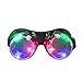 Light Up Glasses, M AOMEIQI LED Glasses for Class Events School Evening Club Activities Corporate Events Million Night Party Games Cheer, LED Goggles Black (black)