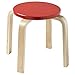 ECR4Kids Bentwood Round Table and Stool Set, Kids Furniture, Assorted, 5-Piece