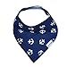 Snap Buttons Cotton Baby Bandana Drool Bibs Saliva Towel for Set of 4 Baby Feeding