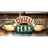 Eeypy Metal Sign Central Perk Cafe Painting Friends Tv Show Tin Sign Vintage Bar Man Cave Garage Kitchen Home Wall Decoration Art Sign 12 X 8 Inch