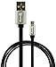 Bastex Snake Skin Heavy Duty Durable High Speed USB 2.0 Micro USB Charger Cable (2.6 ft) for Galaxy S7/S7 Edge S6 S5 Note 5 LG G4 and other devices - Black