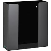 AdirMed VivaEssentials Double Glove Box Holder, Wall Mount or Free Standing Black Acrylic Glove Holder