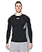 Under Armour Men's CoolSwitch Armour Long Sleeve Compression Shirt, Black /Reflective, Medium