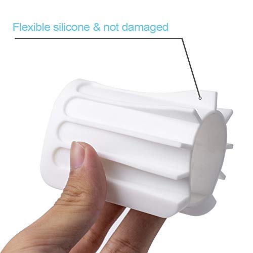 Yako 2Pcs Soap Dish, Bar Soap Holder Box Stand Case Saver Tray for Shower Bathroom Kitchen, Premium Flexible Silicone Soap Dishes, Prevent Melting, Non-Slip Design, Easy Cleaning, Gray - Thumbnail 3