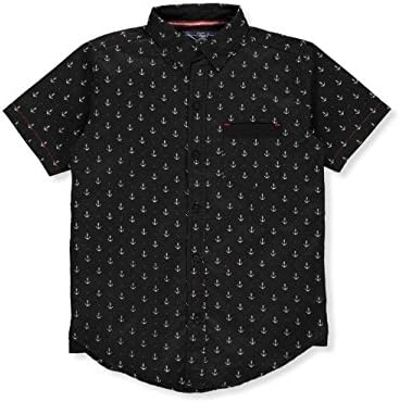 FAZE 1 Little Boys' Toddler Button-Down - Black, 2t