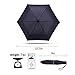 Fidus Small Windproof Travel Umbrella - Compact Folding Light Portable Sun & Rain Outdoor Golf Umbrella for Women Men-Black
