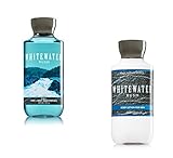Bath Body Works Men Lotion and Hair Body Wash Set, Whitewater Rush