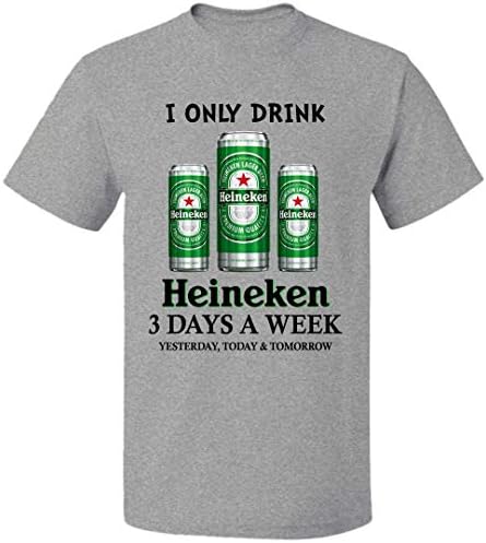 I Only Drink HEI-neken 3 Days A Week Yesterday Today and Tomorrow Unisex T Shirt Up to 5XL