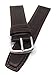 JP Leatherworks Mens Genuine Italian Leather Watchband Brown 19mm Watch Band