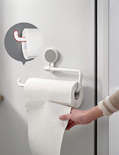 Large Paper Towel Holder Wall Mount Under Cabinet Kitchen Hanging Toilet Paper Towel Holder Gifts For Women & Men