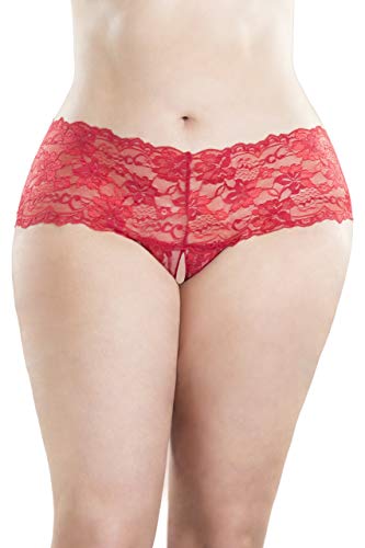 Oh là là Chéri Women's Lingerie Good Night Kiss Boyshort Black
