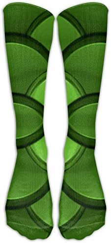 NEW Green Forest Dragon Scales Knee High Graduated Compression Socks For Women And Men - Best Medical, Nursing, Travel &amp; Flight Socks - Running &amp; Fitness