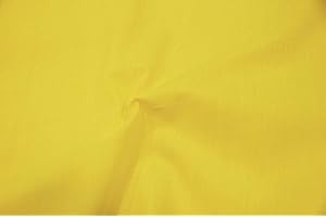 SEDONA DESIGNZ, INC. 60" Wide Premium Cotton Blend Broadcloth Fabric by The Yard (Yellow)