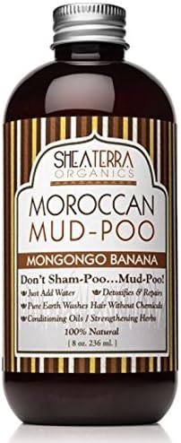 Shea Terra Dry Shampoo Mud-Poo Mongongo Banana 8 oz.