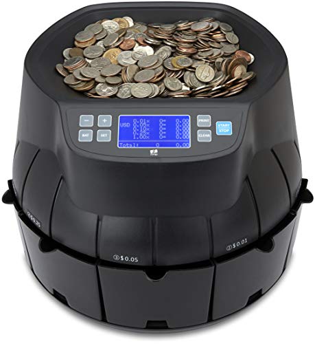 ZZap CS40 Coin Counter & Sorter for USD - Money Cash Currency Machine